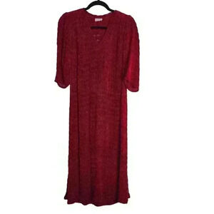 Vintage Rabbit Rabbit Designs burgundy dress